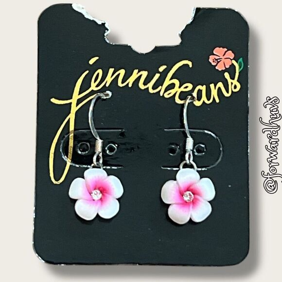 Bundle Sale 3 for $15 | Jennibeans Fimo Clay Hawaiian Earrings - Picture 1 of 7